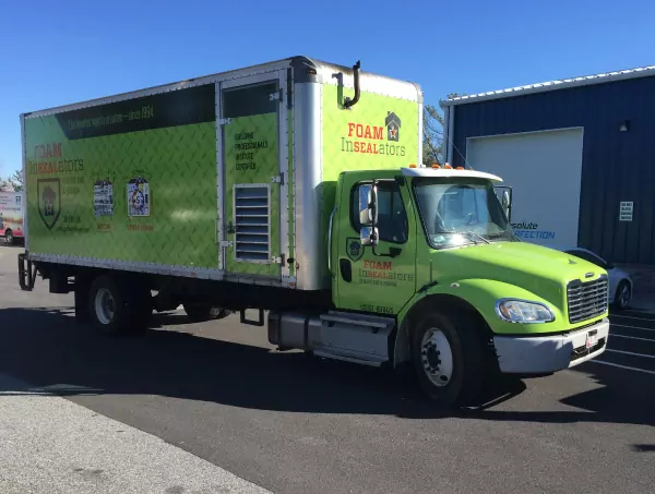 Foam InSEALators company truck.