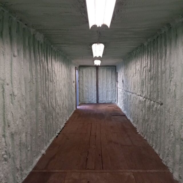 Storage Space Insulated with Spray Foam by Foam InSEALators in Pasedena, MD